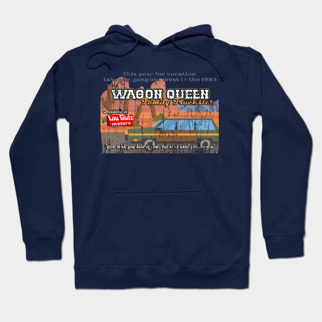 The Wagon Queen Family Truckster distressed Hoodie by hauntedjack